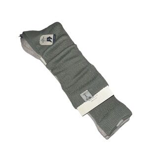 Wild Indigo Crew Slouch Socks 3 pairs White Beige Sage‎ Shoe Size 4-10